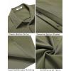 imageCOOFANDY Mens Casual Short Sleeve Button Down Summer Beach Shirt Lightweight Textured Wrinkle Free Stretch ShirtsChive