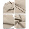 imageCOOFANDY Mens Casual Short Sleeve Button Down Summer Beach Shirt Lightweight Textured Wrinkle Free Stretch ShirtsOyster Gray