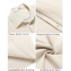 imageCOOFANDY Mens Casual Short Sleeve Button Down Summer Beach Shirt Lightweight Textured Wrinkle Free Stretch ShirtsVanilla Ice