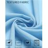 imageCOOFANDY Mens Casual Short Sleeve Shirts Button Down Textured Shirts Summer Beach Shirt with PocketLight Blue