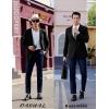 imageCOOFANDY Mens Casual Sport Coat Regular Fit Lightweight Blazers Jacket Two Button Business Suit JacketsBlack