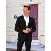imageCOOFANDY Mens Casual Sport Coat Regular Fit Lightweight Blazers Jacket Two Button Business Suit JacketsBlack