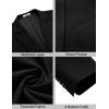 imageCOOFANDY Mens Casual Sport Coat Regular Fit Lightweight Blazers Jacket Two Button Business Suit JacketsBlack