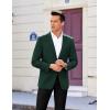 imageCOOFANDY Mens Casual Sport Coat Regular Fit Lightweight Blazers Jacket Two Button Business Suit JacketsBlackish Green