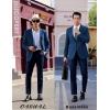 imageCOOFANDY Mens Casual Sport Coat Regular Fit Lightweight Blazers Jacket Two Button Business Suit JacketsBlue