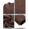 imageCOOFANDY Mens Casual Sport Coat Regular Fit Lightweight Blazers Jacket Two Button Business Suit JacketsBrown