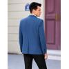 imageCOOFANDY Mens Casual Sport Coat Regular Fit Lightweight Blazers Jacket Two Button Business Suit JacketsDark Blue