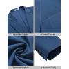 imageCOOFANDY Mens Casual Sport Coat Regular Fit Lightweight Blazers Jacket Two Button Business Suit JacketsDark Blue