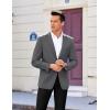 imageCOOFANDY Mens Casual Sport Coat Regular Fit Lightweight Blazers Jacket Two Button Business Suit JacketsDark Grey