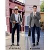 imageCOOFANDY Mens Casual Sport Coat Regular Fit Lightweight Blazers Jacket Two Button Business Suit JacketsDark Grey