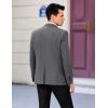 imageCOOFANDY Mens Casual Sport Coat Regular Fit Lightweight Blazers Jacket Two Button Business Suit JacketsDark Grey