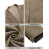 imageCOOFANDY Mens Casual Sport Coat Regular Fit Lightweight Blazers Jacket Two Button Business Suit JacketsKhaki