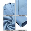imageCOOFANDY Mens Casual Sport Coat Regular Fit Lightweight Blazers Jacket Two Button Business Suit JacketsLight Blue