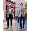 imageCOOFANDY Mens Casual Sport Coat Regular Fit Lightweight Blazers Jacket Two Button Business Suit JacketsLight Grey