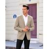imageCOOFANDY Mens Casual Sport Coat Regular Fit Lightweight Blazers Jacket Two Button Business Suit JacketsMoon Grey