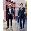 imageCOOFANDY Mens Casual Sport Coat Regular Fit Lightweight Blazers Jacket Two Button Business Suit JacketsNavy Blue