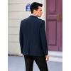imageCOOFANDY Mens Casual Sport Coat Regular Fit Lightweight Blazers Jacket Two Button Business Suit JacketsNavy Blue