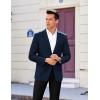 imageCOOFANDY Mens Casual Sport Coat Regular Fit Lightweight Blazers Jacket Two Button Business Suit JacketsNavy Blue