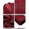 imageCOOFANDY Mens Casual Sport Coat Regular Fit Lightweight Blazers Jacket Two Button Business Suit JacketsRed
