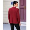 imageCOOFANDY Mens Casual Sport Coat Regular Fit Lightweight Blazers Jacket Two Button Business Suit JacketsRed