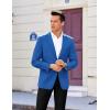 imageCOOFANDY Mens Casual Sport Coat Regular Fit Lightweight Blazers Jacket Two Button Business Suit JacketsRoyal Blue