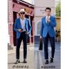 imageCOOFANDY Mens Casual Sport Coat Regular Fit Lightweight Blazers Jacket Two Button Business Suit JacketsRoyal Blue