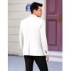 imageCOOFANDY Mens Casual Sport Coat Regular Fit Lightweight Blazers Jacket Two Button Business Suit JacketsWhite