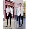 imageCOOFANDY Mens Casual Sport Coat Regular Fit Lightweight Blazers Jacket Two Button Business Suit JacketsWhite