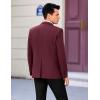 imageCOOFANDY Mens Casual Sport Coat Regular Fit Lightweight Blazers Jacket Two Button Business Suit JacketsWine Red