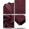 imageCOOFANDY Mens Casual Sport Coat Regular Fit Lightweight Blazers Jacket Two Button Business Suit JacketsWine Red