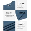 imageCOOFANDY Mens Crew Neck Sweaters Long Sleeve Lightweight Knit Dress Pullover SweatersBlue