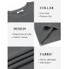 imageCOOFANDY Mens Crew Neck Sweaters Long Sleeve Lightweight Knit Dress Pullover SweatersDark Gray