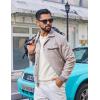 imageCOOFANDY Mens Crewneck Sweater Pullover Knit Sweater Lightweight Sweaters with Ribbing EdgeWhite