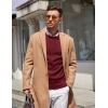 imageCOOFANDY Mens Crewneck Sweater Pullover Knit Sweater Lightweight Sweaters with Ribbing EdgeWine Red