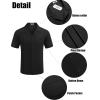 imageCOOFANDY Mens Cuban Guayabera Shirt Short Sleeve Button Down Shirts Casual Summer Linen ShirtsBlack