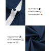 imageCOOFANDY Mens Dress Shirt Wrinkle Free Regular Fit Stretch Short Sleeve Button Down ShirtsDark Bluewhite