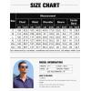 imageCOOFANDY Mens Dress Shirt Wrinkle Free Regular Fit Stretch Short Sleeve Button Down ShirtsWine Redwhite