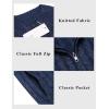 imageCOOFANDY Mens Full Zip Cardigan Sweater Slim Fit Cable Knitted Zip Up Sweater with PocketsBlue