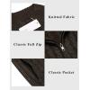 imageCOOFANDY Mens Full Zip Cardigan Sweater Slim Fit Cable Knitted Zip Up Sweater with PocketsBrown
