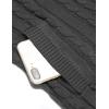 imageCOOFANDY Mens Full Zip Cardigan Sweater Slim Fit Cable Knitted Zip Up Sweater with PocketsGrey