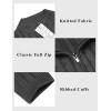 imageCOOFANDY Mens Full Zip Cardigan Sweater Slim Fit Cable Knitted Zip Up Sweater with PocketsGrey