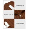 imageCOOFANDY Mens Full Zip Cardigan Sweater Slim Fit Cable Knitted Zip Up Sweater with PocketsReddish Brown