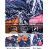 imageCOOFANDY Mens Hawaiian Shirts Short Sleeve Tropical Button Down Shirt Floral Shirt Summer Beach ShirtFlowers Blue Hibiscus