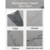imageCOOFANDY Mens Herringbone Tweed Suit Vests Slim Fit Waistcoat Casual Business Dress VestGrey