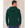 imageCOOFANDY Mens Hooded Sweatshirt Long Sleeve Quilted Sweatshirt Casual Fashion Pullover Hoodies with PocketGreen