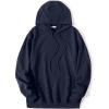 imageCOOFANDY Mens Hooded Sweatshirts Long Sleeve Casual Pullover Hoodie Waffle Knit Sweatshirt with PocketNavy Blue
