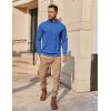 imageCOOFANDY Mens Hoodie Long Sleeve Casual Pullover Hooded Sweatshirt Fashion Drawstring Hoodies with PocketBlue