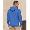 imageCOOFANDY Mens Hoodie Long Sleeve Casual Pullover Hooded Sweatshirt Fashion Drawstring Hoodies with PocketBlue