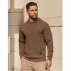 imageCOOFANDY Mens Hoodie Long Sleeve Casual Pullover Hooded Sweatshirt Fashion Drawstring Hoodies with PocketBrown