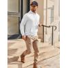 imageCOOFANDY Mens Hoodie Long Sleeve Casual Pullover Hooded Sweatshirt Fashion Drawstring Hoodies with PocketWhite